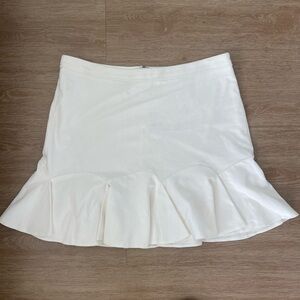 Vince Camuto Cream Mini Skirt